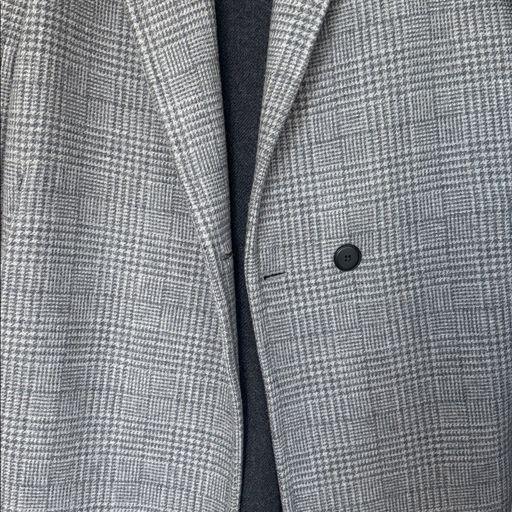 Babaton Gray Checkered Coat - Picture 3 of 8